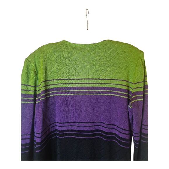 MISOOK Jacket Black Green Purple - Size XL - Picture 4 of 9